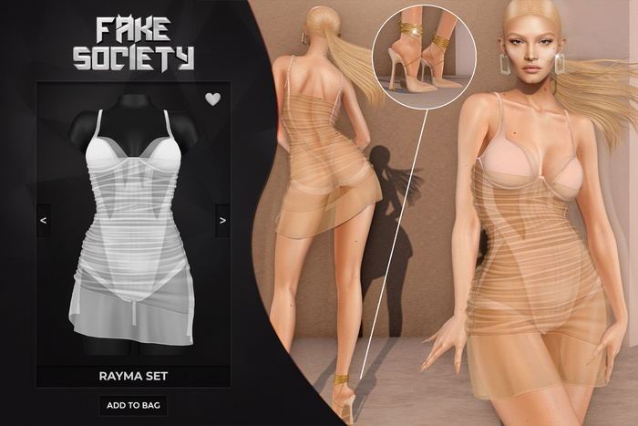 Fake Society x Rayma Set / White