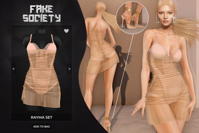 Fake Society x Rayma Set / Nude 