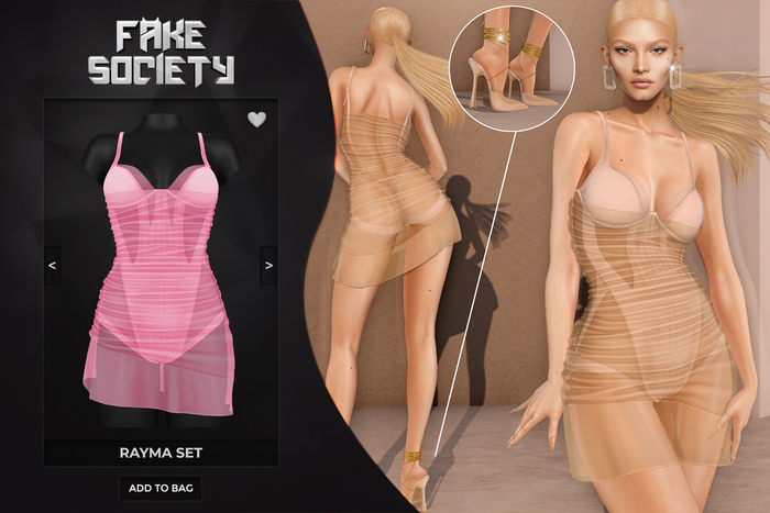 Fake Society x Rayma Set / Rose 