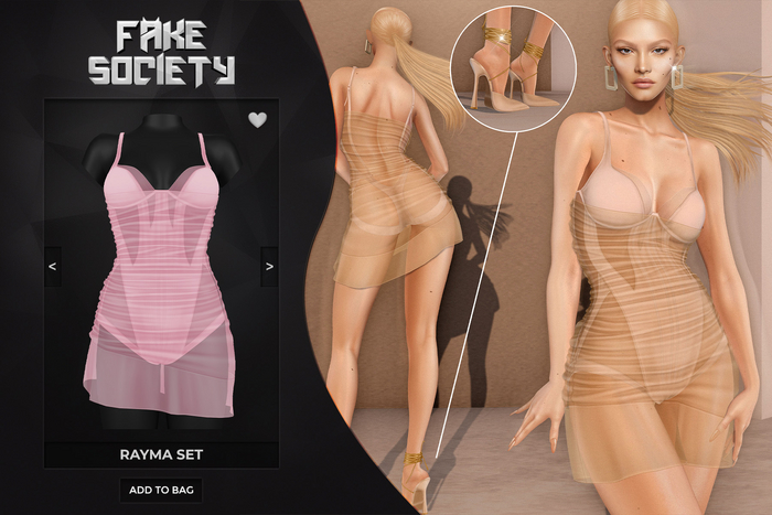 Fake Society x Rayma Set / Pink 