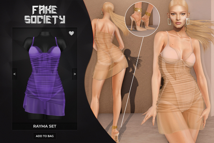 Fake Society x Rayma Set / Purple 