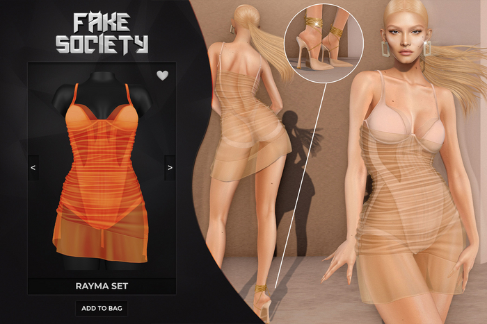 Fake Society x Rayma Set / Orange 