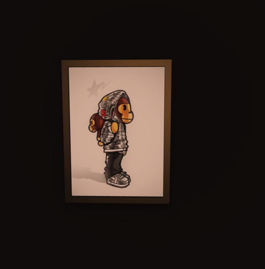 //BEAST  BAPE FRAME