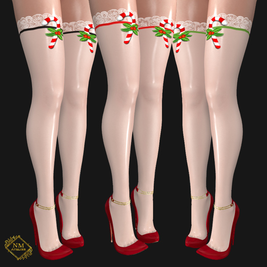 Candy Cane V2 Christmas Stockings OMEGA Applier