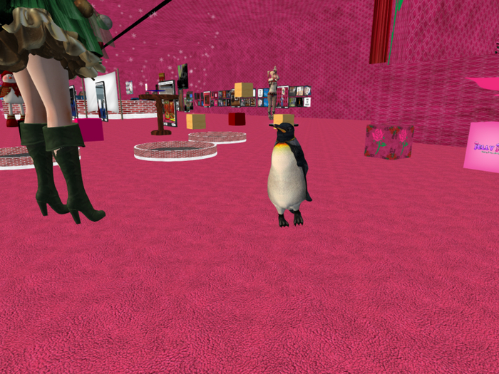 penguin skater Ice rink use with ice skates  or rink animation