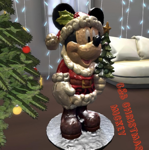 C&B Christmas Mickey