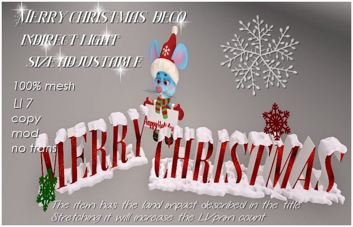 Merry christmas deco