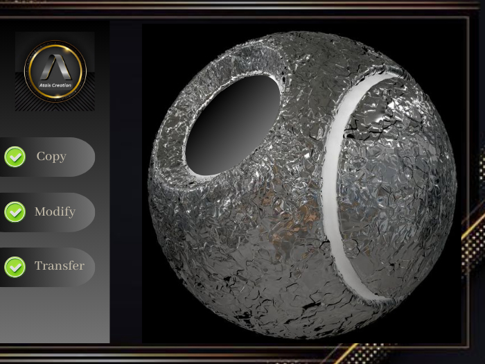 Texture. Aluminum foil. 