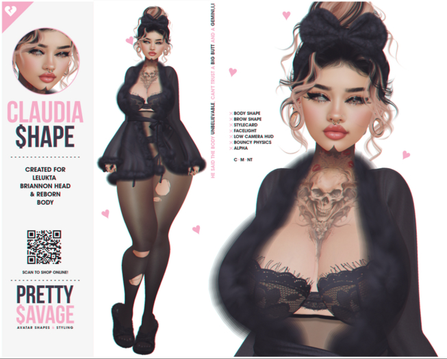 Pretty$avage - Claudia Shape