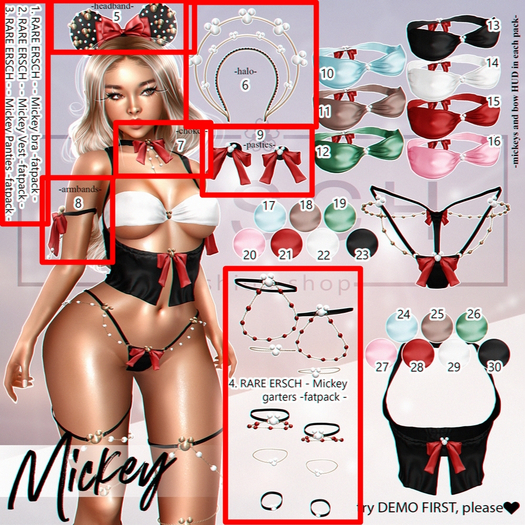ERSCH - Mickey {Reborn} RARES Set (1 to 9) 