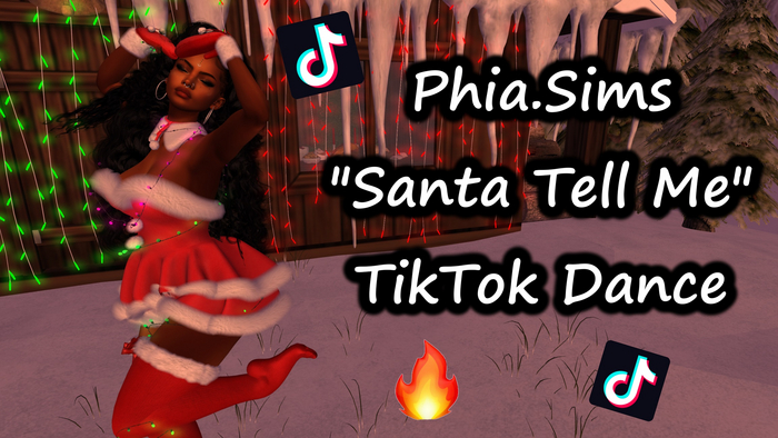 Phia.Sims Santa Tell Me TikTok Dance Animation