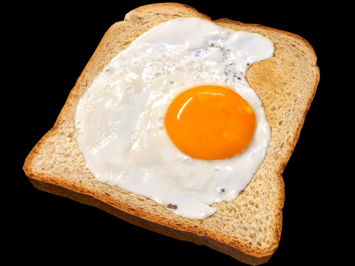 *** Mesh Toast Egg  2 Prim *** FOOD SPECIAL ***