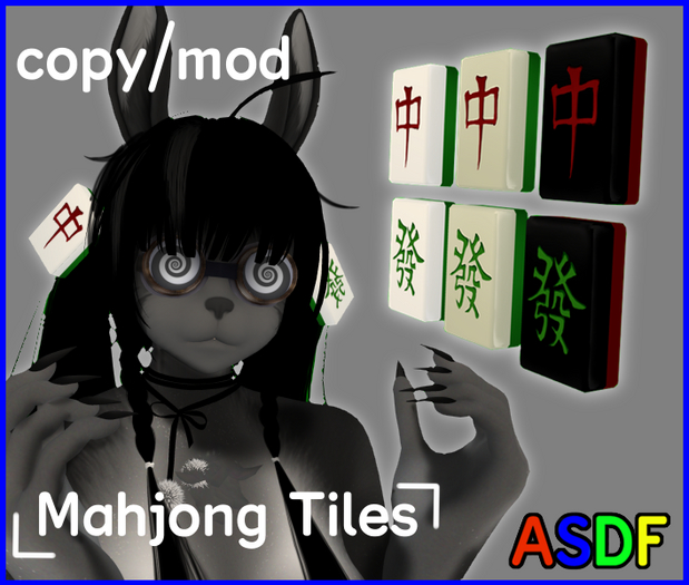 [asdf] Mahjong Tiles GIFT