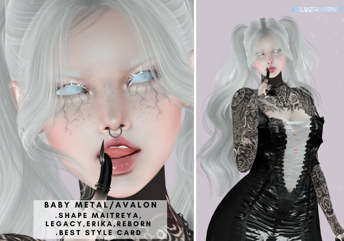 {SILVERHAND} - Baby Metal - Shape (WHITE V)