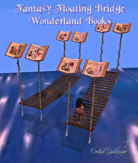 DEMO~ Fairytale Floating Bridge Wonderland Books Package~WEAR