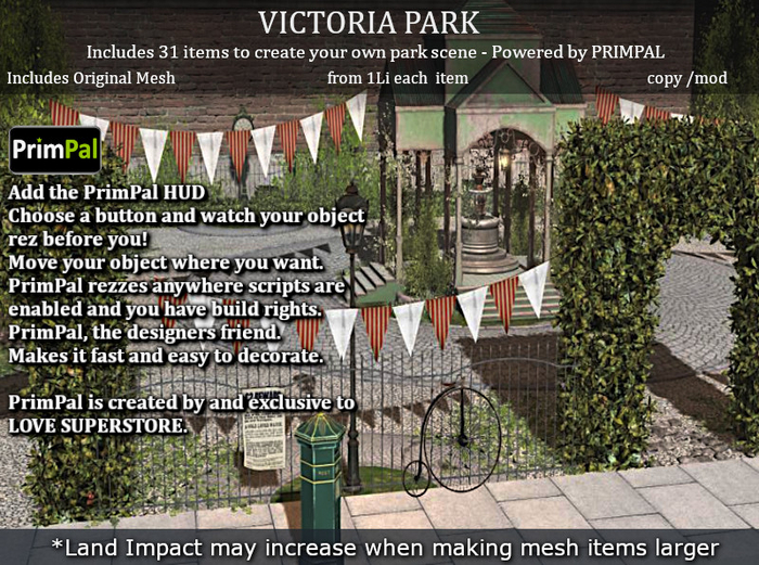 LOVE - PRIMPAL - VICTORIA PARK 