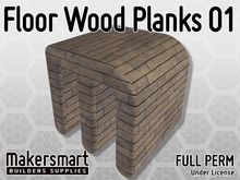 Makersmart: Floor Wood Planks 01 PBR Materials