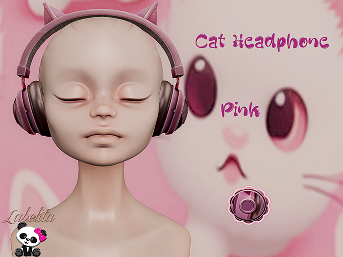 [LABELITA] Cat Headphone Pink