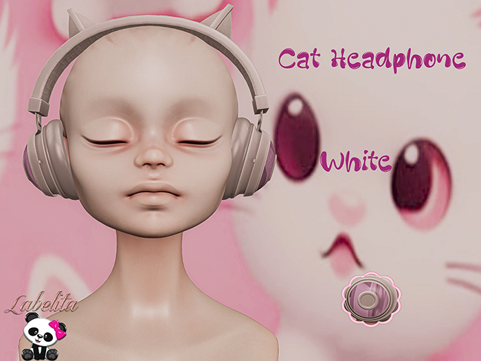 [LABELITA] Cat Headphone White