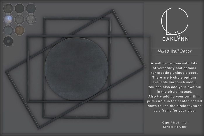 Oaklynn Mixed Wall Decor