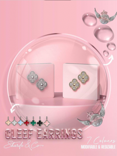 SHARDE $ Cleef Earrings - FATPACK