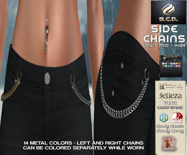 BCD Jean Side Chains DEMOS