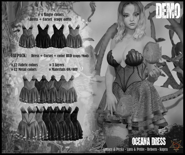 //RKS// Dress Oceana - DEMO