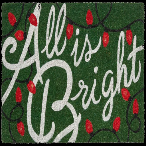 dbh-All is Bright Door Mat