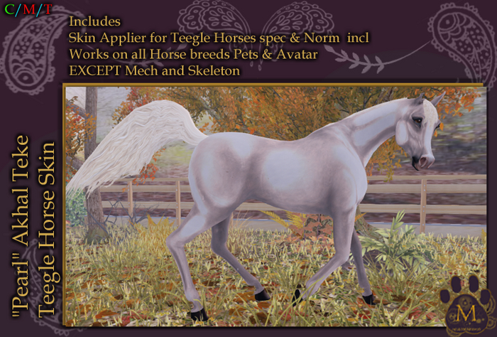 *M* TH  pearl akhal teke skin Unpacker