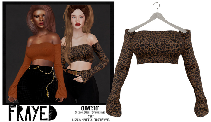 Frayed - Clover Top - Leo