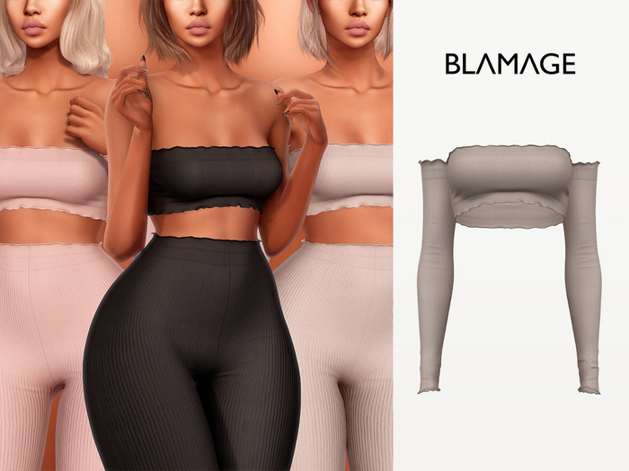 Blamage - Violet Top - Sand
