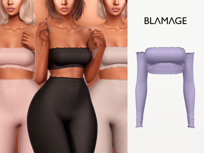 Blamage - Violet Top - Lavender