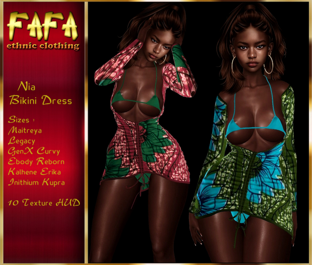 {FAFA}Nia Bikini Dress (unpack)