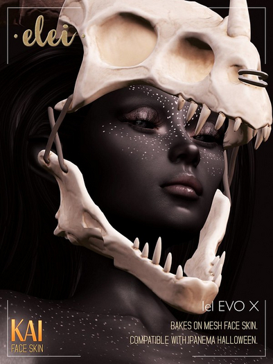 .e l e i. - Kai (Face Skin) / GREEN ALIEN