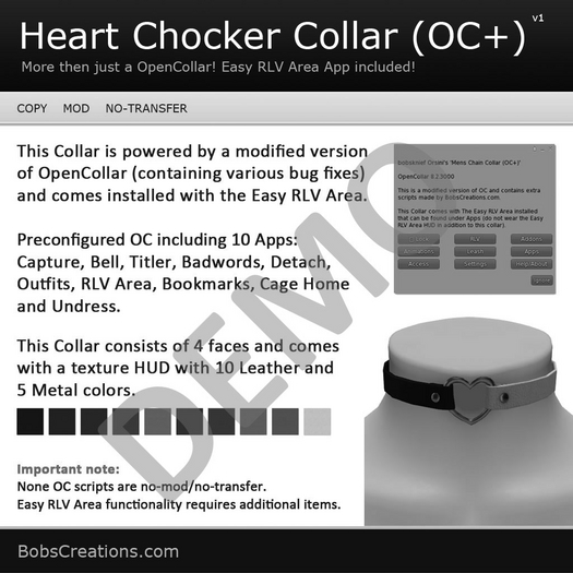 Heart Chocker Collar (OC+) DEMO 
