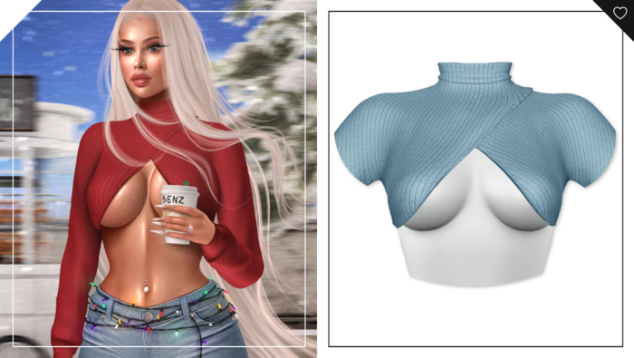 Havoc . Nida Sweater . Sky