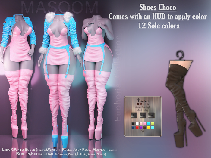 [[ Masoom ]] Euphoria Shoes - Choco