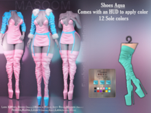 [[ Masoom ]] Euphoria Shoes - Aqua