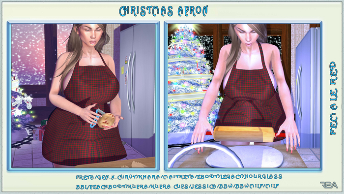 R2A-RED APRON (female)