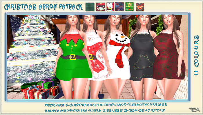 R2A FESTIVE APRON FATPACK(female)