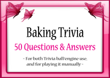*Butterflies & Unicorns* ~ Baking Trivia (Unpack)