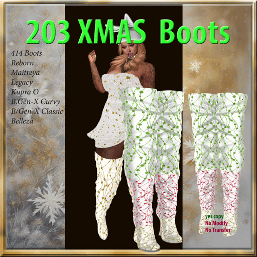 203 Xmas Boots