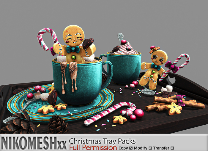 ::NIKOMESH::Full Permission Christmas Tray