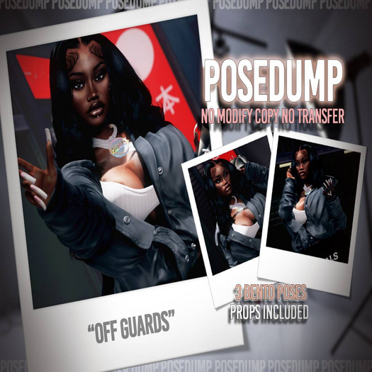 [POSEDUMP] "Off Guards" Static Pose Pack 