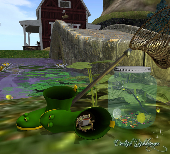 DEMO~ Fireflies & Frog Bits 8LI