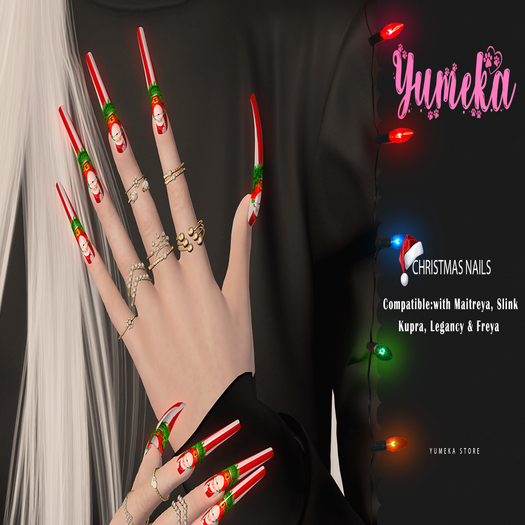 Yumeka - Christmas Nails:::UNPACKER:::