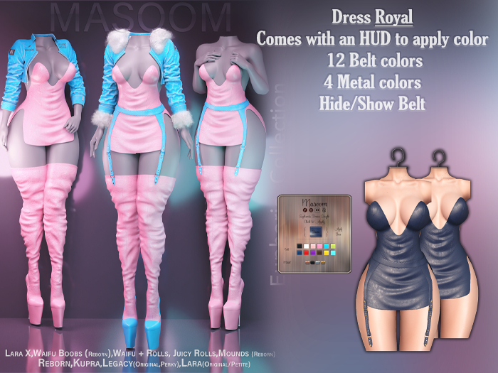 [[ Masoom ]] Euphoria Dress - Royal