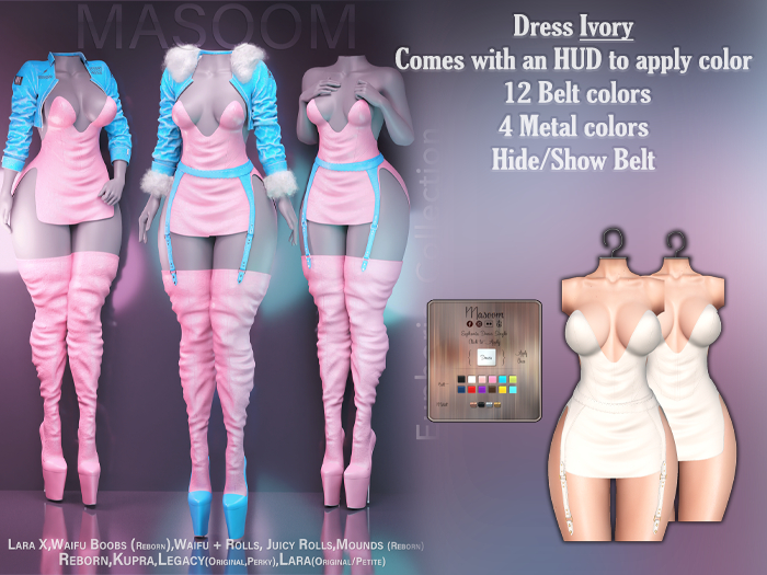 [[ Masoom ]] Euphoria Dress - Ivory
