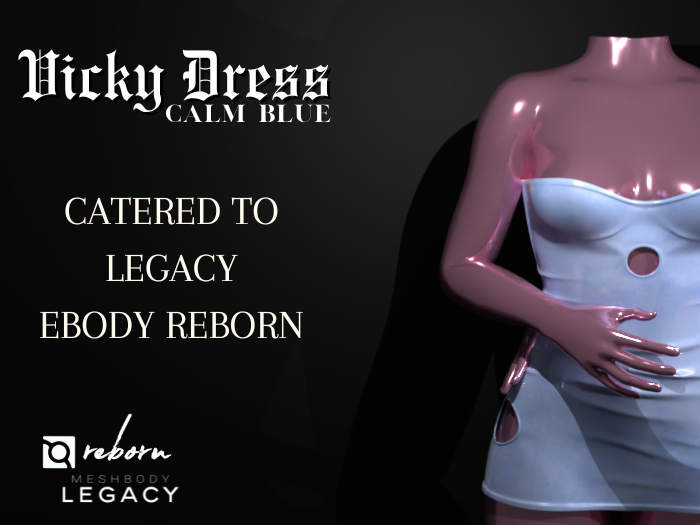 ! { Attire } Vicky Dress CalmBlue