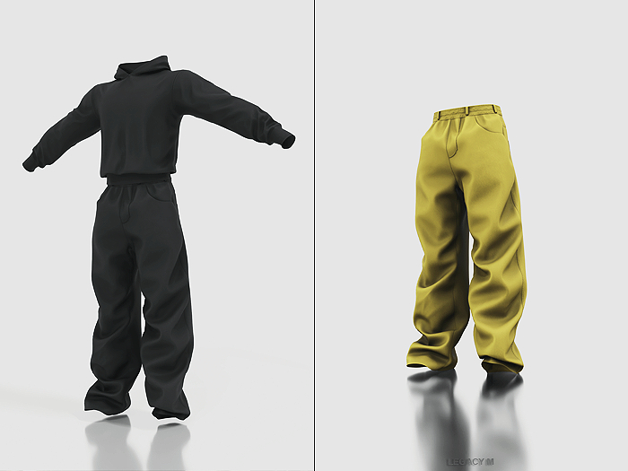 Poppin. Thel Pants (Yellow)